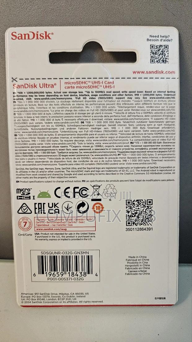 64gb Sandisk Ultra Microsdxc Card photo 2