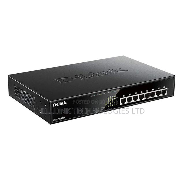 D-Link DGS-1008mp 8-Port Desktop Gigabit Max Poe Switch