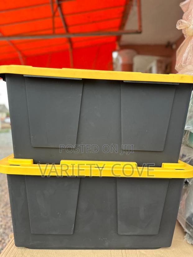 Green-Made Tote Containers(Black and Yellow) 27 Gallons
