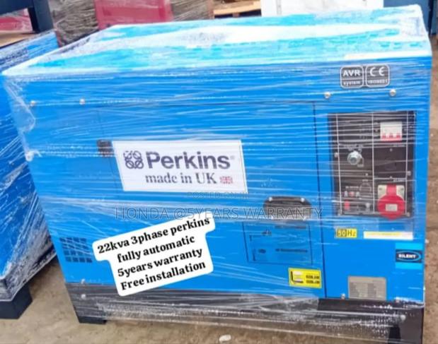 Energy Fluxx 22kva 3phase Perkins Generator Fully Automatic · Photo 2