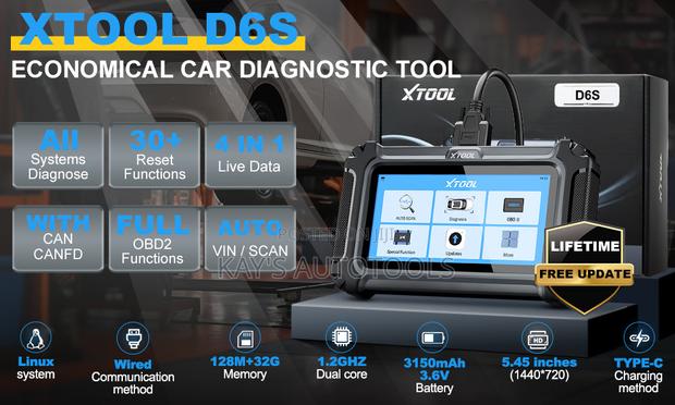 Xtool D6s Professional Car Diagnostics Scanner and Programer