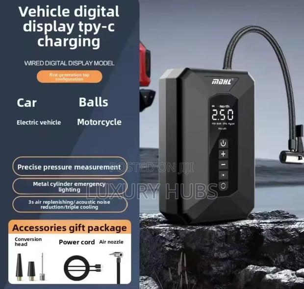 Mini Electric Digital Tyre Inflator Air Pump photo 2