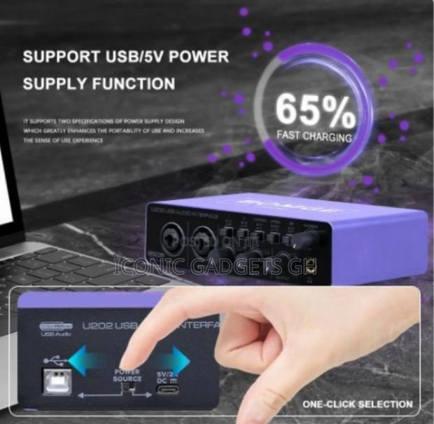 Uc202 Portable Audio Interface Sound Card Console photo 5