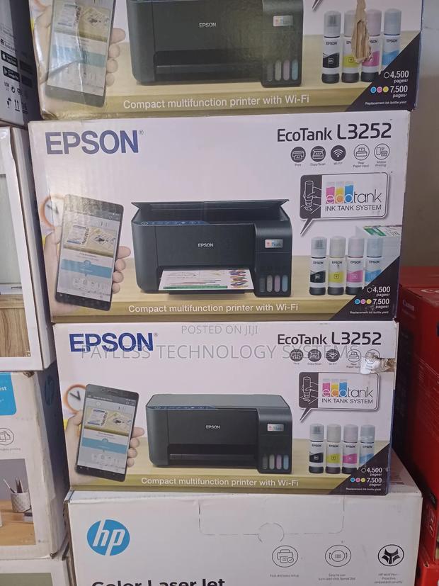 Epson Ecotank L3252 A4 Wi-Fi All-in-One Ink Tank Printers