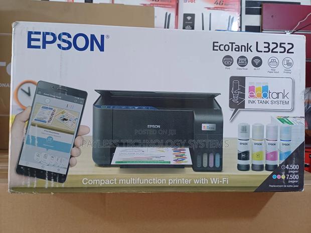 Epson Ecotank L3252 A4 Wi-Fi All-in-One Ink Tank Printers photo 2