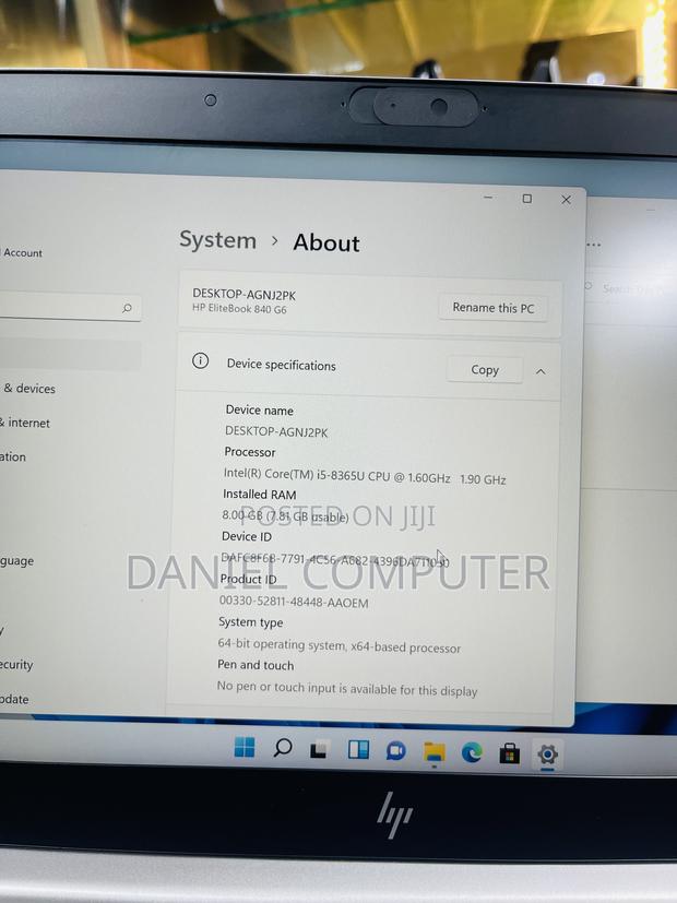 Laptop HP EliteBook 840 G6 8GB Intel Core I5 SSD 256GB photo 11