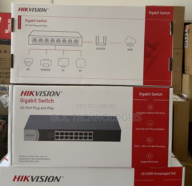 Hikvision 16port Gigabit Switch Ds-3e0516r-0 100/1000 · Photo 4