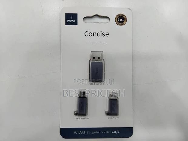 Wiwu Concise 3-in-1 Adapter Pack Grey · Photo 3