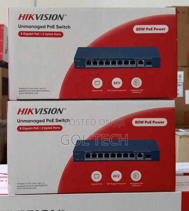 Hikvision 8port Unmanaged Poe Switch Ds-3e051p Switch · Photo 3