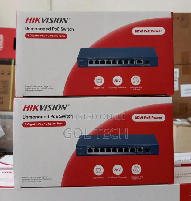 Hikvision 8port Unmanaged Poe Switch Ds-3e051p Switch · Photo 4
