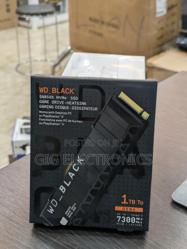 Wd 1tb SSD Black for Pc - Ps5 With Heatsink · Photo 2