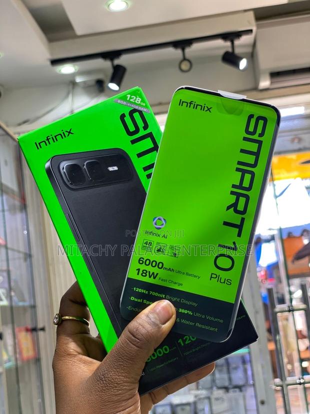 New Infinix Smart 10 Plus 128 GB White photo 3