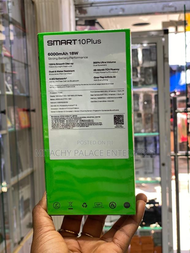 New Infinix Smart 10 Plus 128 GB White photo 6