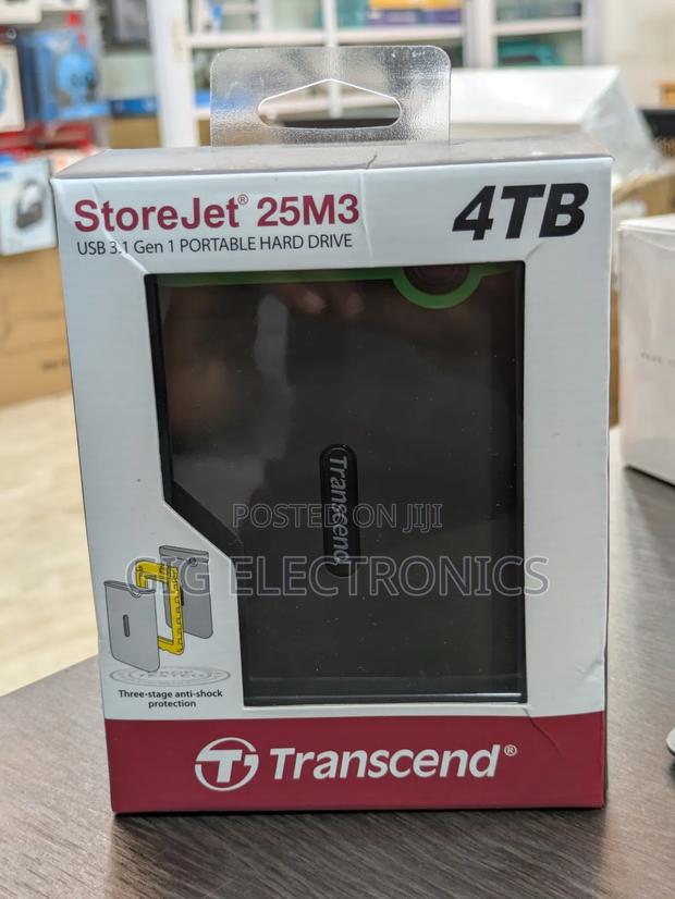 Transcend 4tb USB 3.1 Storejet Portable Hard Drive · Photo 3
