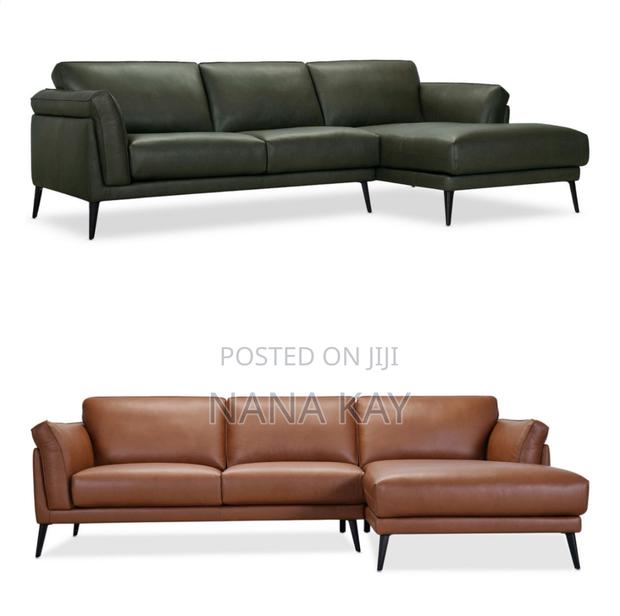 Keery 112" 2-pc.Leather Sectional With Chaise,Createdmacy's