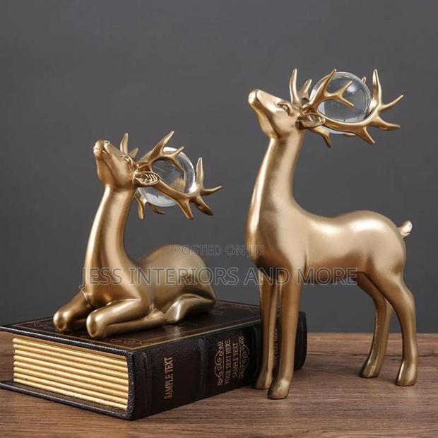 Figurines Couple Deer · Photo 3