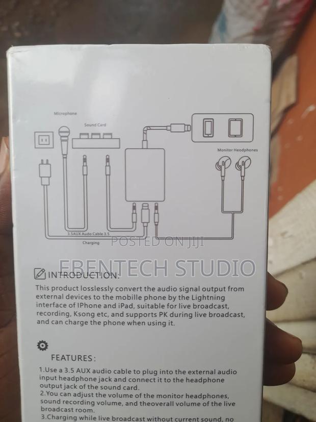 iPhone Lighting Micphone Headphone Recording Streaming Irig photo 5