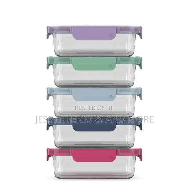 Ello Duraglass 5-Pack Glass Food Storage Containers · Photo 4
