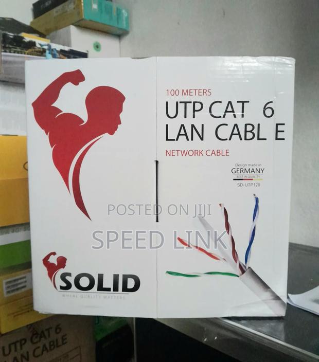 100meters Sold Utp Cat 6 Lan Cable
