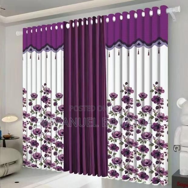 Geometric Sunblock Curtains