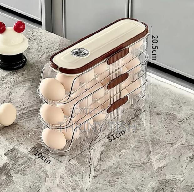 3 Tier Self Rolling Egg Crate photo 2