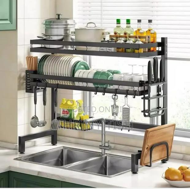 2 Tier Over the Sink Dish Rack