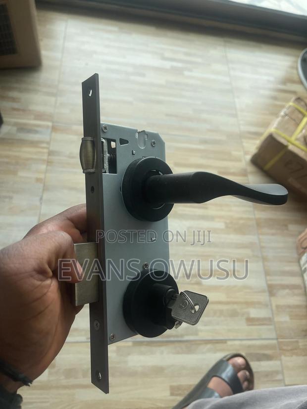 Black Matte Rosette Lock