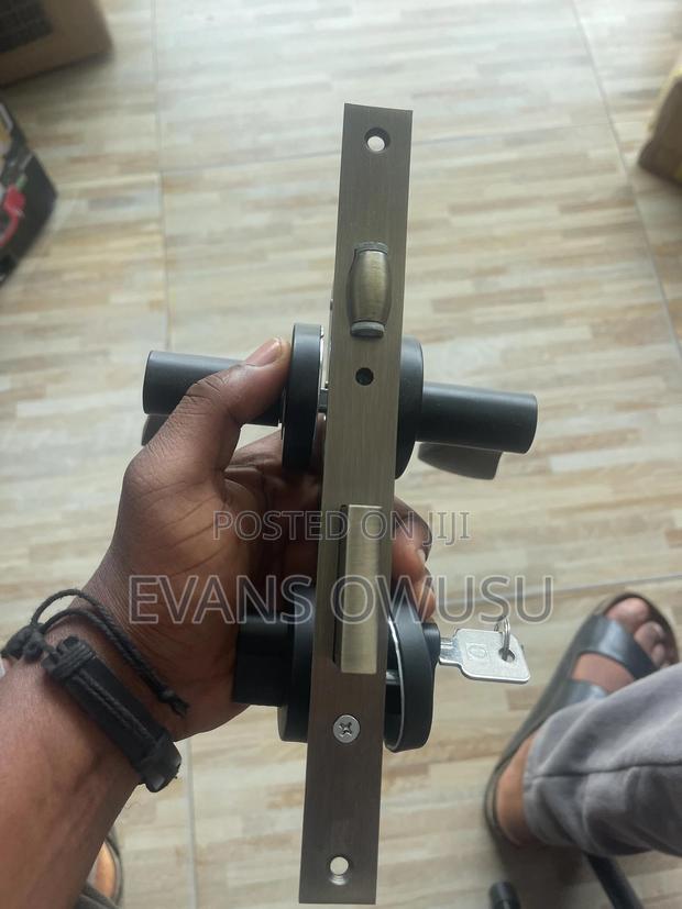 Black Matte Rosette Lock photo 3