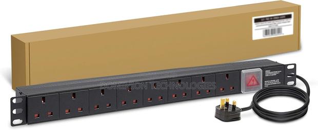 8 Ways Power Distribution Unit, Rack C19, Black,Pdu-1u-M8-K · Photo 3