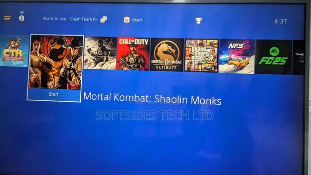 Black Ps4 Slim Jailbreak With Hot Games photo 2