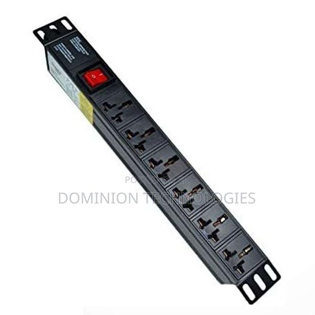6 Ways Power Distribution Unit, Rack C19, Black,Pdu-1u-M6-K · Photo 2