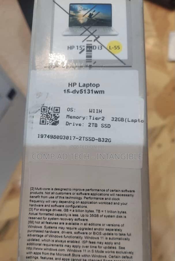 New Laptop HP Pavilion 15-Eh0050wm 32GB Intel Core I3 SSD 2T photo 3