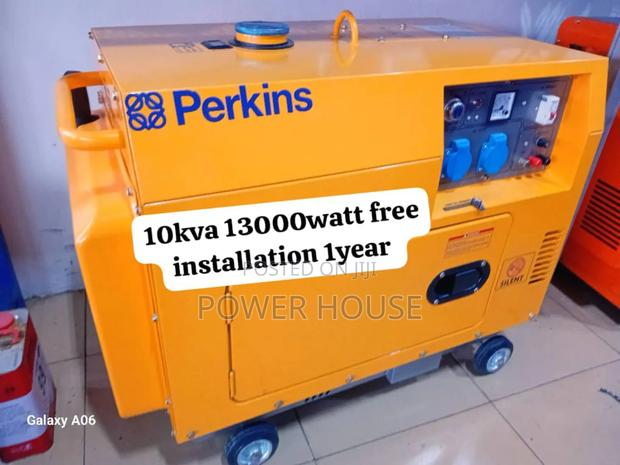 Tower Power Reserve 10kva 13000watts Diesel Generator Perkin · Photo 2