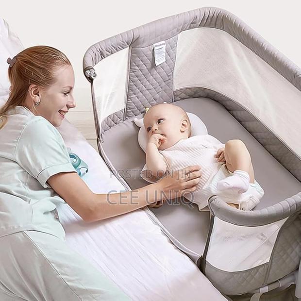 Baby Bed Side Crib With Storage Basket photo 2