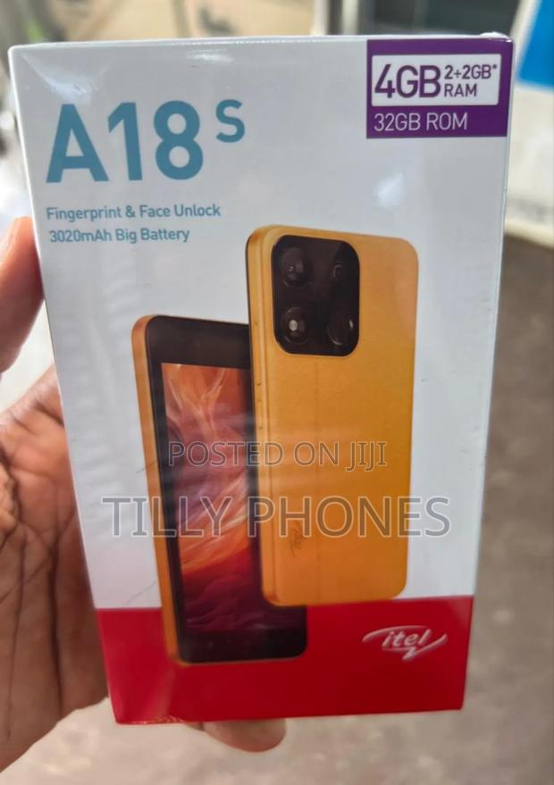 New Itel A18s 32 GB Orange