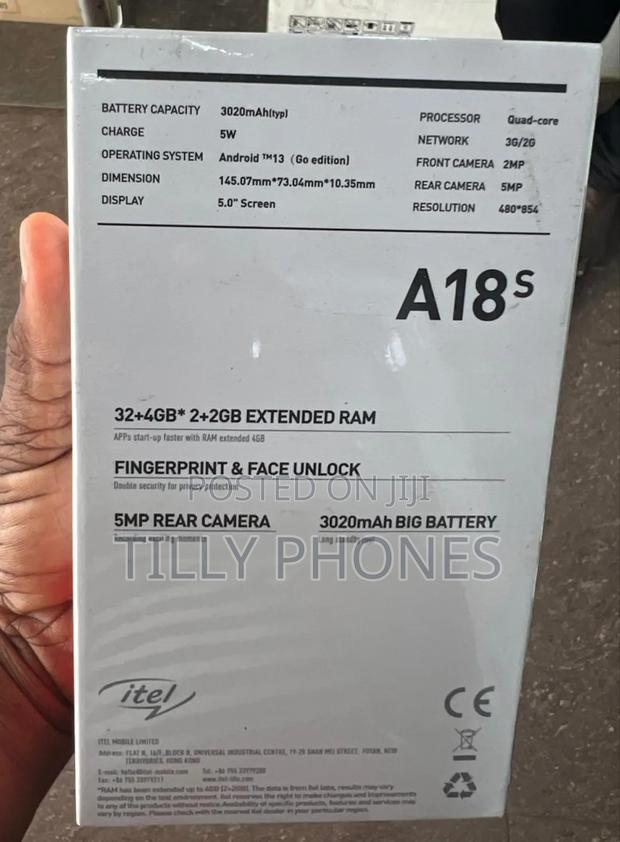 New Itel A18s 32 GB Orange photo 2