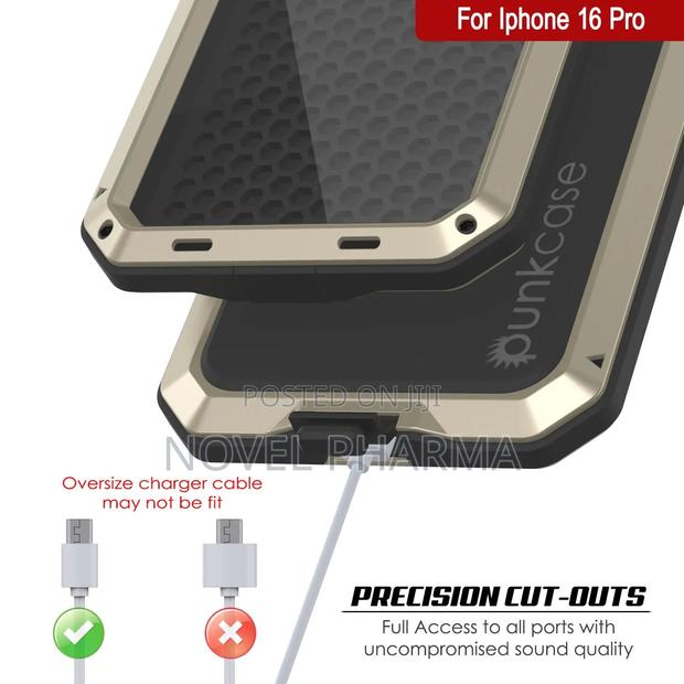 Heavy Duty Armour Case for iPhone 16pro Max (Black) photo 11