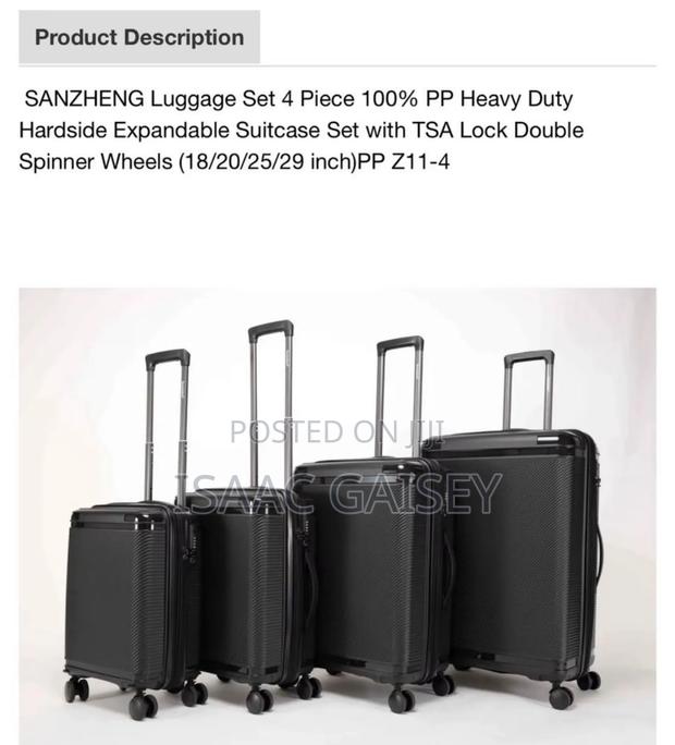 Luggage Set 4 Pieces Expandable Anticrake Luggages · Photo 2