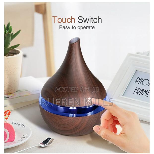 Natural Wood Grain Aroma Diffuser Air Humidifier · Photo 2