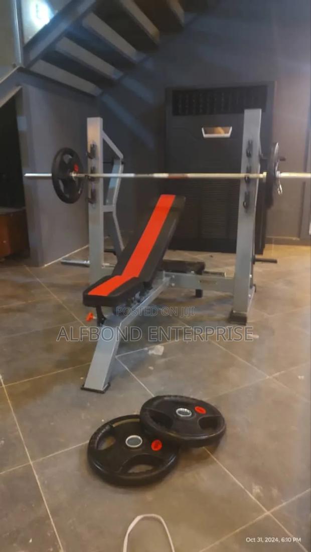 Olympic Incline/Flat Commercial Bench Press · Photo 4