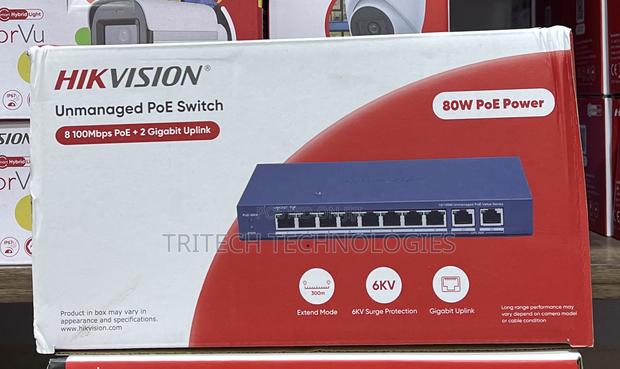Hikvision 8port Unmanaged Poe Switch Ds-3e0310p-E/M(b) · Photo 3