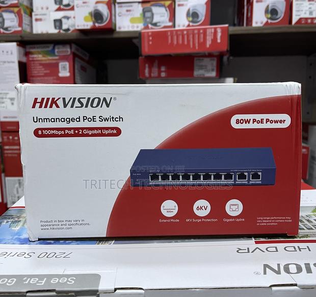 Hikvision 8port Unmanaged Poe Switch Ds-3e0310p-E/M(b) · Photo 4
