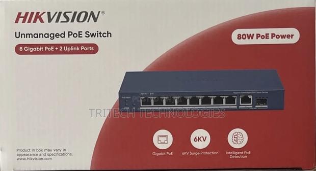 Hikvision 8port With SFP Unmanaged Poe Switch Ds-3e0510p · Photo 4