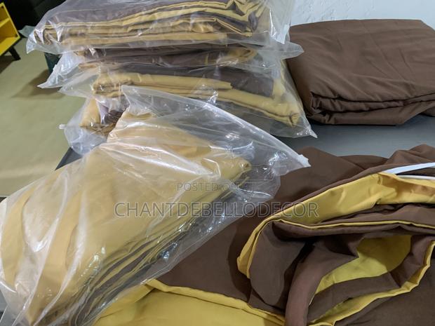 7 In 1 Brown And Yellow King Size Removable Duvet Set photo 4