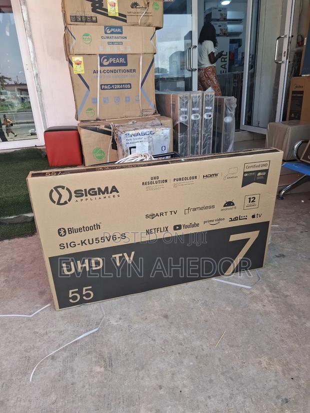 Sigma 65 Inches Smart Tv With Wall Mount Going for Cool Pric · Photo 3