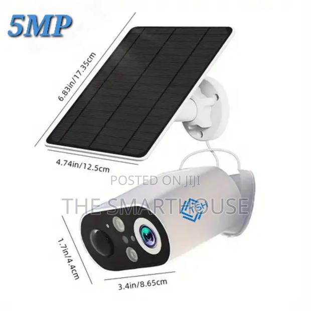 Smart Solar 5mp Bullet CCTV Camera · Photo 1