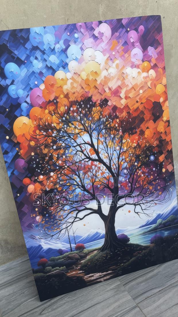 Canvas Acry Tree Wall Art photo 2