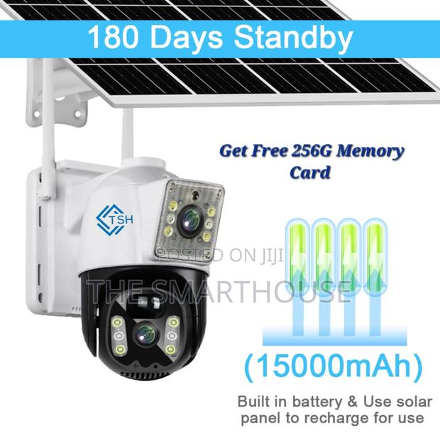 TSH- Solar 4g Dual CCTV Camera ( Free 256g Memory Card) photo 8