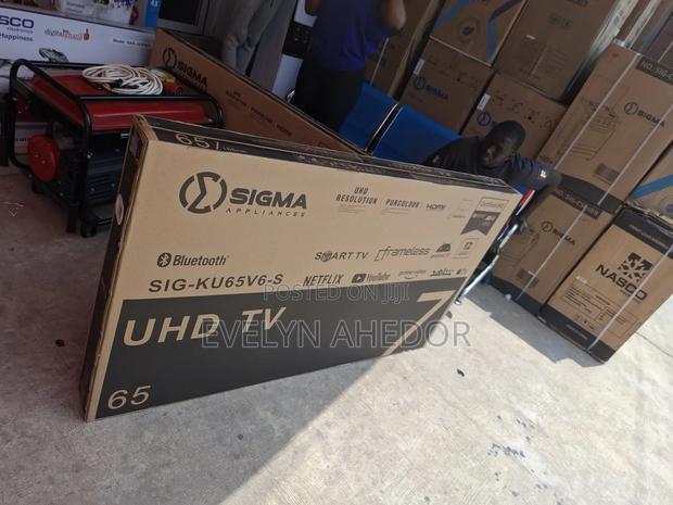 Clear Picture View of Sigma 65 Inches Smart Tv Brand New · Photo 3