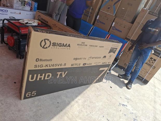 Clear Picture View of Sigma 65 Inches Smart Tv Brand New · Photo 4